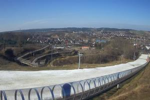 Kurzętnik Kurza Góra Kurza Góra widok na stok