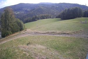 Brenna Ski Dolina Brenna Kamera 2 Widok na trasę narciarska