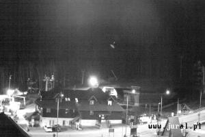 Kamera: Szrenica Ski Arena Widok na dolną stację wyciągu Szklarska Poręba Szrenica Ski Arena Widok na dolną stację wyciągu