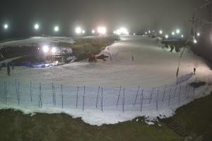 Tylicz Master Ski Widok naa dolną stację krzesełka