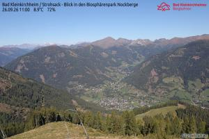 Bad Kleinkirchheim Bad Kleinkirchheim Strohsack widok na Biospharenpark Nockberge