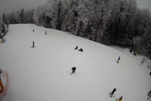 Kasina Wielka Kasina ski Górna stacja kolejki krzesełkowej