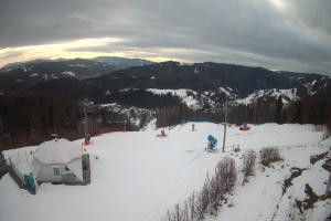 Kamera: STOK – Stacja Narciarska Widok z górnej stacji Wisła STOK – Stacja Narciarska Widok z górnej stacji