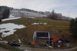 Krynica Słotwiny Widok na stok