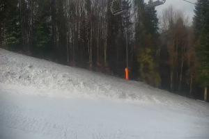 Wisła Cieńków Widok na stok