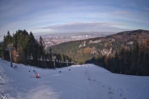 Kamera: Myślenice SN Widok z górnej stacji Myślenice Myślenice SN Widok z górnej stacji