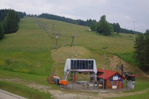 Kamera: Słotwiny Widok na stok Krynica Słotwiny Widok na stok