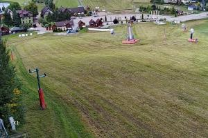 Stężyca Wieżyca Widok na stok