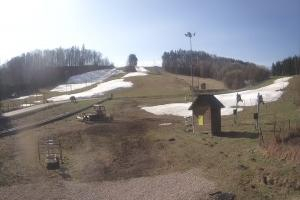 Siepraw Siepraw Ski Widok z kamery na stok w Sieprawiu