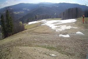 Brenna Ski Dolina Brenna Kamera 2 Widok na trasę narciarska