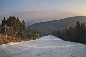 Myślenice Myślenice SN Widok z górnej stacji