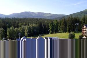 Szklarska Poręba Szrenica Ski Arena Widok na dolną stację wyciągu