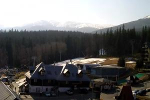 Szklarska Poręba Szrenica Ski Arena Widok na dolną stację wyciągu