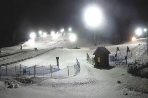 Siepraw Siepraw Ski Widok z kamery na stok w Sieprawiu