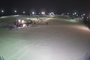 Tylicz Master Ski Widok naa dolną stację krzesełka