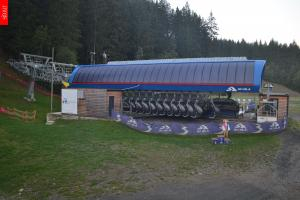 Bílá SKI Vítkovice-Bílá Spodní stanice lanové dráhy