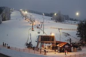 Krynica Słotwiny Widok na stok