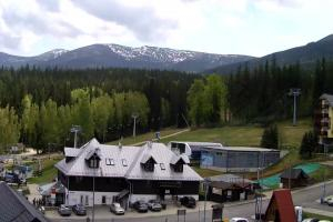 Szklarska Poręba Szrenica Ski Arena Widok na dolną stację wyciągu