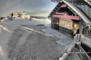 Kamera: Jaworzyna Krynicka Widok na trasę dla dzieci na szczycie (1100 m n.p.m.) Krynica Jaworzyna Krynicka Widok na trasę dla dzieci na szczycie (1100 m n.p.m.)