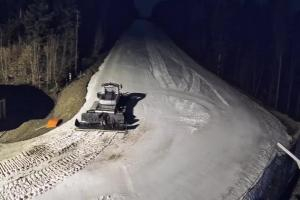 Myślenice Myślenice SN Widok na stok