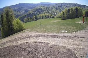 Brenna Ski Dolina Brenna Kamera 2 Widok na trasę narciarska