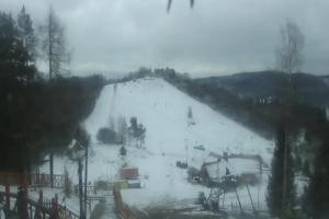 Szczawnica Palenica Widok na stok