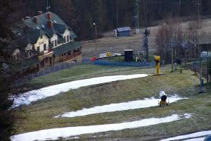 Laskowa-Kamionna Laskowa Ski Widok na stok