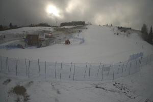 Tylicz Master Ski Widok naa dolną stację krzesełka