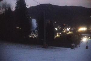 Wisła Cieńków Widok na stok