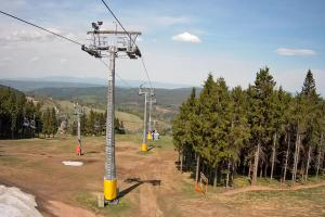 Zieleniec Zieleniec Zieleniec SKI Arena - Widok z górnej stacji