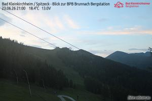 Kamera: Bad Kleinkirchheim - Spitzeck widok z Biospharenparkbahn Brunnach Spitzeck Bad Kleinkirchheim - Spitzeck widok z Biospharenparkbahn Brunnach