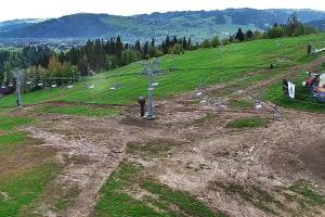 Bukowina Tatrzańska Rusiń-ski Widok na stok