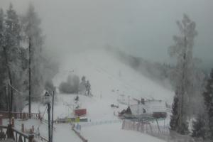 Szczawnica Palenica Widok na stok