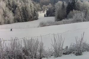 Laskowa-Kamionna Laskowa Ski Widok na stok