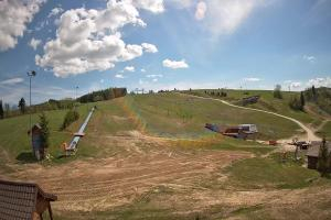 Tylicz Master Ski Widok na dolne partie ośrodka