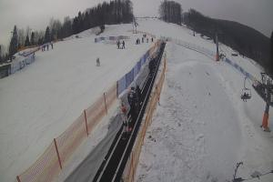 Brenna Ski Dolina Brenna Kamera 1 widok z dolnej stacji