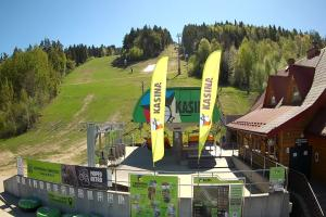 Kasina Wielka Kasina ski Dolna stacja kolejki krzesełkowej
