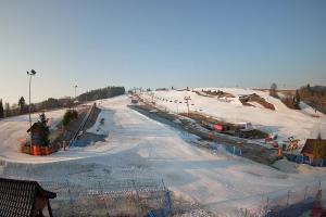 Kamera: Master Ski Widok na dolne partie ośrodka Tylicz Master Ski Widok na dolne partie ośrodka