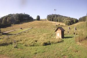 Siepraw Siepraw Ski Widok z kamery na stok w Sieprawiu