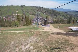 Poronin Ski Suche Ski Suche - widok z górnej stacji