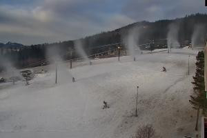 Zakopane Szymoszkowa Widok z karczmy Pająkówka