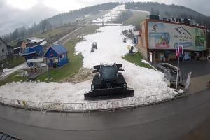 Kamera: BIESZCZAD.ski Widok na stok i kolej linową Wańkowa BIESZCZAD.ski Widok na stok i kolej linową