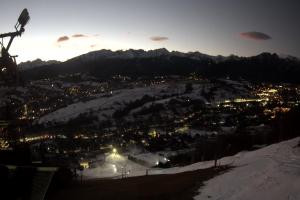 Kamera: Harenda Widok na stok z góry Zakopane Harenda Widok na stok z góry