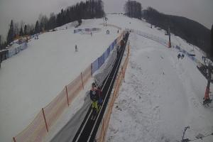 Brenna Ski Dolina Brenna Kamera 1 widok z dolnej stacji