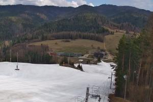 Czorsztyn Kluszkowce Czorsztyn Ski Widok z górnej stacji