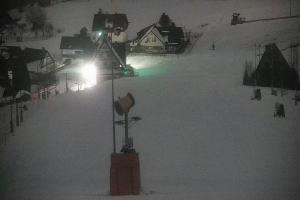 Kamera: Cieńków Widok na stok Wisła Cieńków Widok na stok