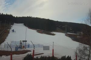 Kamera: Czarna Góra Dolny odcinek nartostrady "B", wyciąg BIBA Stronie Śląskie Czarna Góra Dolny odcinek nartostrady "B", wyciąg BIBA