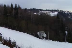 Laskowa-Kamionna Laskowa Ski Widok na stok