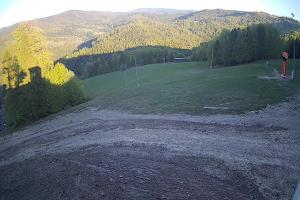 Brenna Ski Dolina Brenna Kamera 2 Widok na trasę narciarska