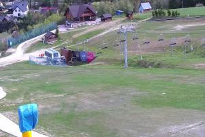 Tylicz Master Ski Widok na kolej krzesełkową